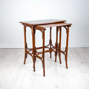 Thonet table/ Nesting tables/ bentwood coffee table/ nesting tables coffee/ thonet tables/ thonet bentwood 