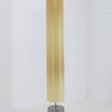 1980s Italian Floor Lamp with Plastic Shade / Mid-century / Beige Colour / Vintage Floor Lamp / 