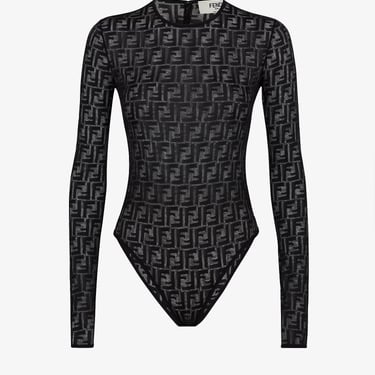 Fendi Woman Body Woman Black Top