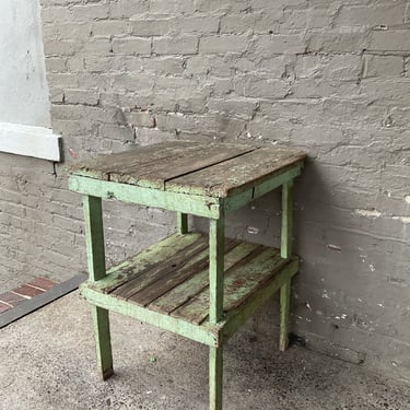 Rustic 2 Tier Side Table