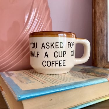 1980's Half Cup of Coffee Souvenir Mug (Orlando) 
