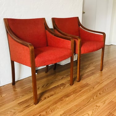20% off-MID CENTURY MODERN Pair of 1970's Style Dining Chairs #LosAngeles 
