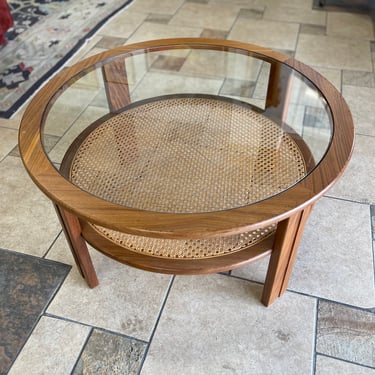 Mid Century/Vintage Teak Two-Tier Round Coffee Table by GPlan
