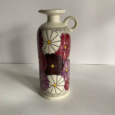 Eduardo Vega Floral Vase/Pitcher 1960's 