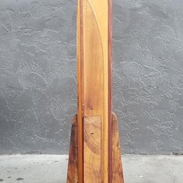 Antique Folk Art Floor Lamp 