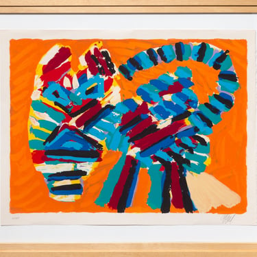 Sunshine Cat from the Cats Portfolio by Karel Appel 