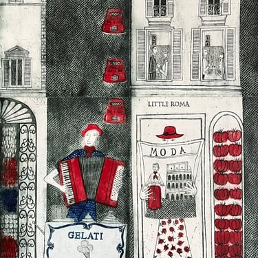 Mitsushige Nishiwaki | "Gelati & Moda" Intaglio Etching