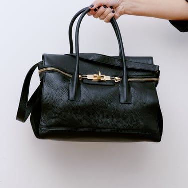 Max Mara Black Leather Handbag