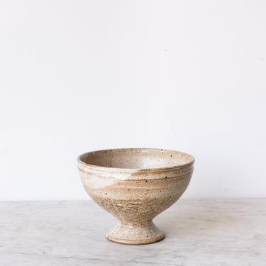 Stoneware Pedestal Bowl