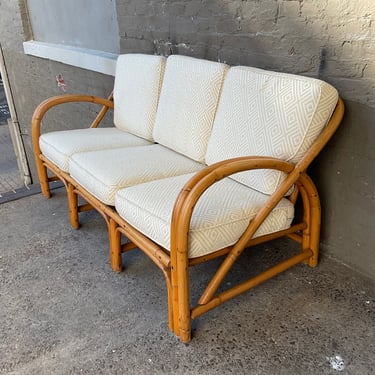 Vintage Rattan Sofa