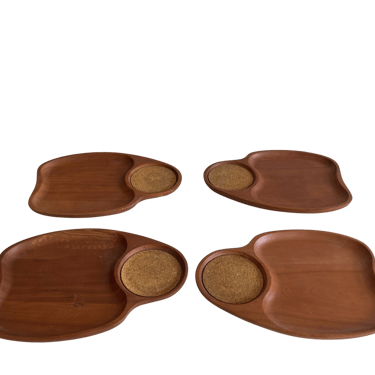 Hostess Cocktail Snack Tray Set of 4