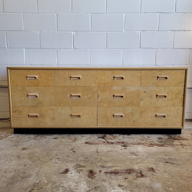 Henredon "Scene Two" Blonde Burl Chest of Drawers