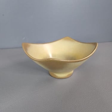 Frankoma Pottery F34 Footed Rice Bowl 