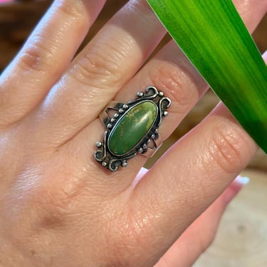 FRED HARVEY Era 50s Thunderbird Silver Ring, 1950s | Love Street