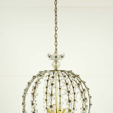 Bagues Style Lilly Glass Ball Pendant Light