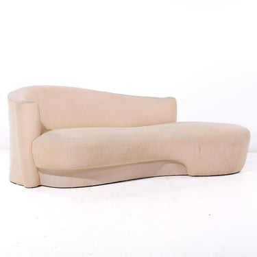 Vladimir Kagan Style Weiman Post Modern Chaise Lounge Sofa - mcm 