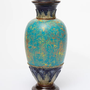 Royal Doulton Vintage Vase Enameled Base