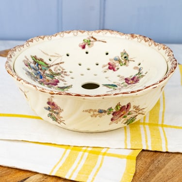 Antique French Berry Bowl