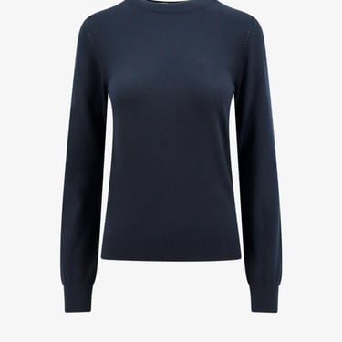 Loro Piana Woman Sweater Woman Blue Knitwear