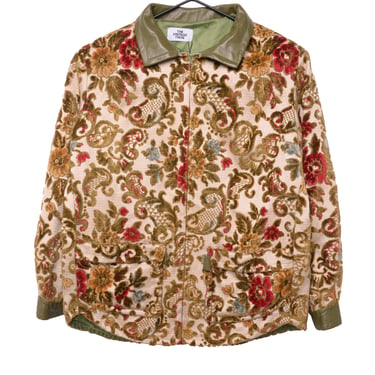 1970s Custom Velvet Floral Jacket