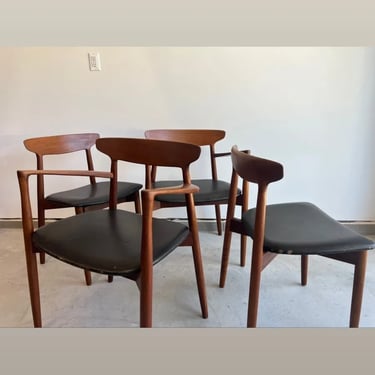 Harry Ostergaard Teak Dining Chairs For Randers