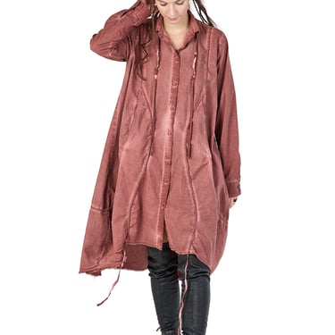 Mormoona Shirt Dress in TERRACOTTA or BLACK