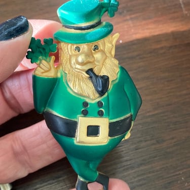 Leprechaun Irish Brooch 