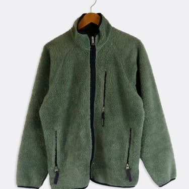Vintage 1998 Patagonia Fleece Zip Up Sweater Sz M