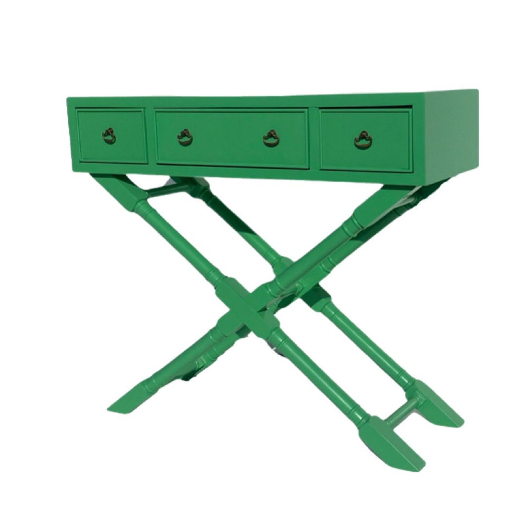 Mid century modern American of martinsville campaign console table ...
