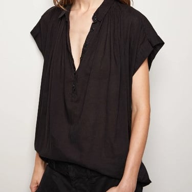 Nili Lotan Normandy Blouse in Black