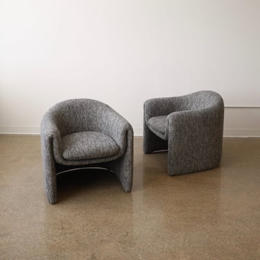 Vladimir Kagan “Freeform” Chairs, a pair 