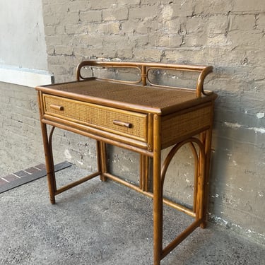 MCM Wicker Desk