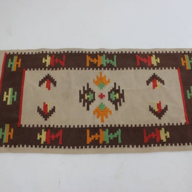 1960s Kilim Wool Rug, Czechoslovakia 