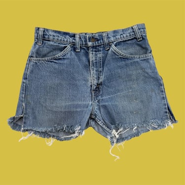 Vintage Levi's Jean Shorts Retro 1980s Orange Tab + 501 + 30