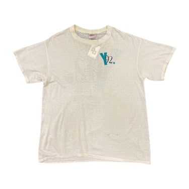 (XL) Vintage White Y92 FM T-Shirt 030922 JF