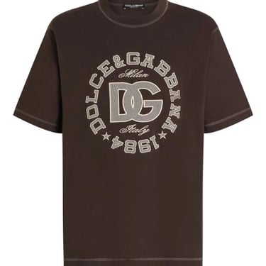 Dolce &amp; Gabbana Men Short Sleeve Crew-Neck T-Shirt