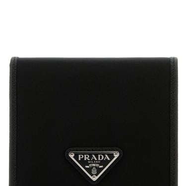 Prada Men Black Nylon Wallet