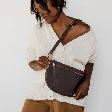 Abby Alley | The Big Sling Bag | Mocha