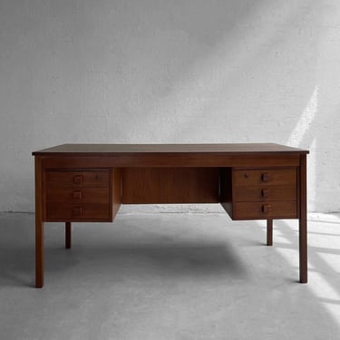 Danish Modern Teak Desk By Donimo Mobler