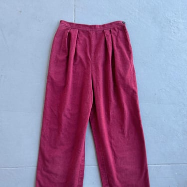 1940s flannel pants . vintage 40s trousers . 27 waist 