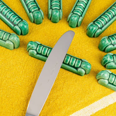French Deco Knife Rests - Set of 10