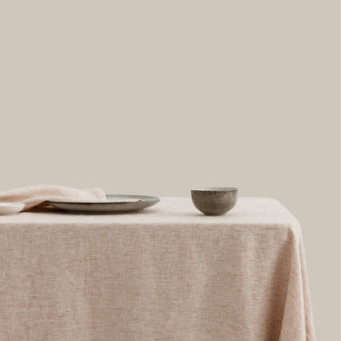 Linen Tablecloth - Cinnamon
