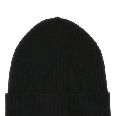 PRADA Black Cashmere Beanie Hat