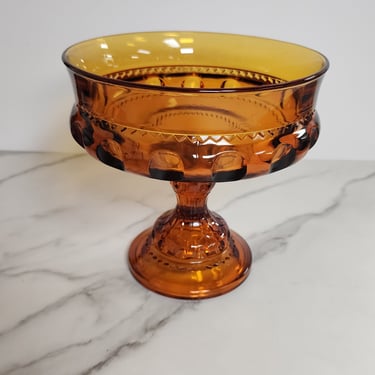 Vintage Indiana Glass Compote Bowl
