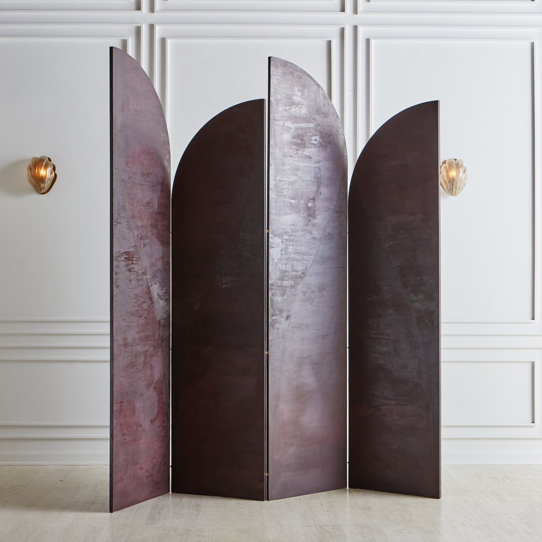 Birch Room Divider by Steven Hettrich South Loop Loft Chicago, IL