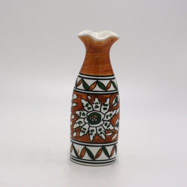 vintage Rhodes Lindos Tringatzis vase made in Greece 