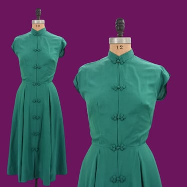 1950s Emerald Dynasty dress 