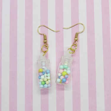 Pastel Candy Earrings Cute Kawaii Drop Earring 