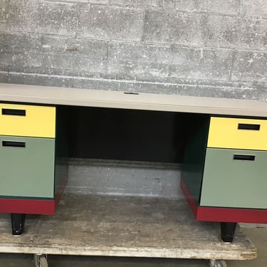 Vintage Polychrome Desk (Seattle)