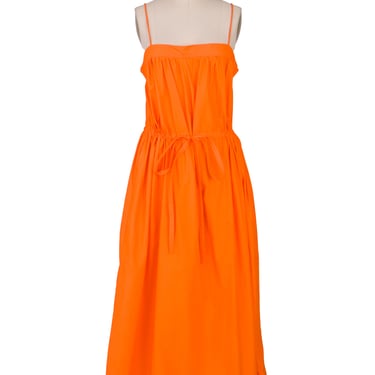Ganni Poplin Maxi Dress